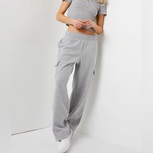 NWT Ardene Wide Leg Cargo Sweatpants